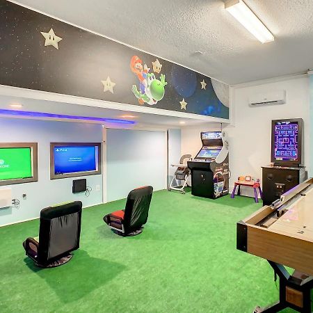 7 Bdr Family Themed Home With Mario Games Room And Free Pool Heat Orlando Exteriör bild